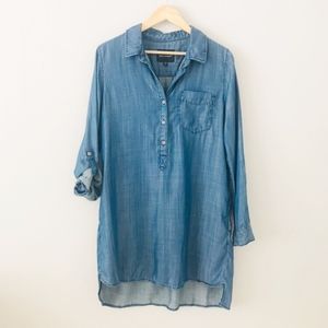 Velvet Heart Chambray Shift Dress